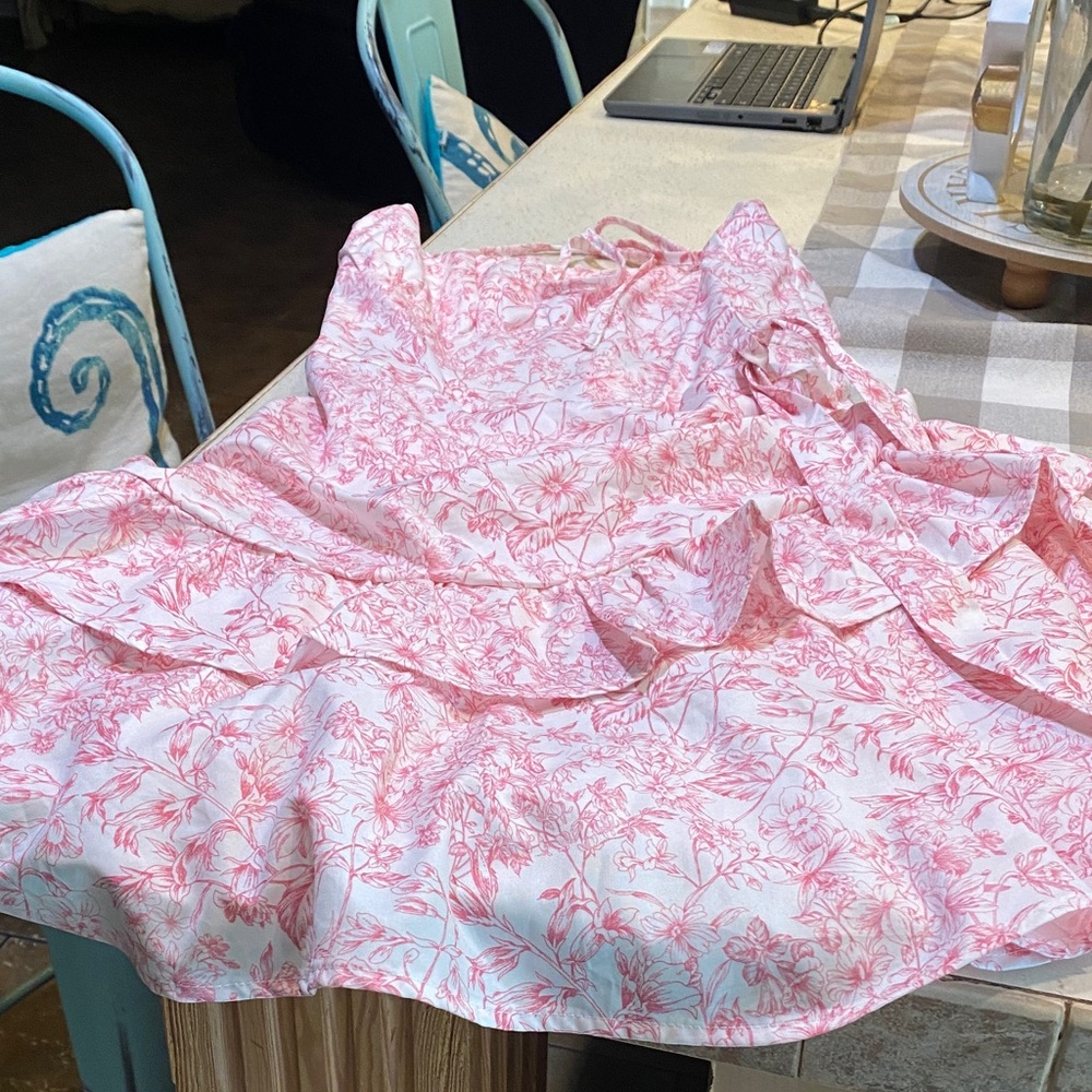 🎀SHEIN Floral Pink Dress🎀